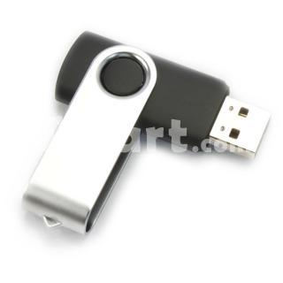 2GB Rotate USB Flash Drive Black